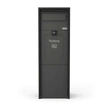 Parcel Box Dark Grey Oskar Blk Lock Front