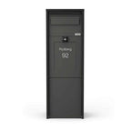 Parcel Box Dark Grey Oskar Blk Lock Front