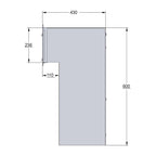 Parcel Box Large Freestandng Sierra Dimensions 2