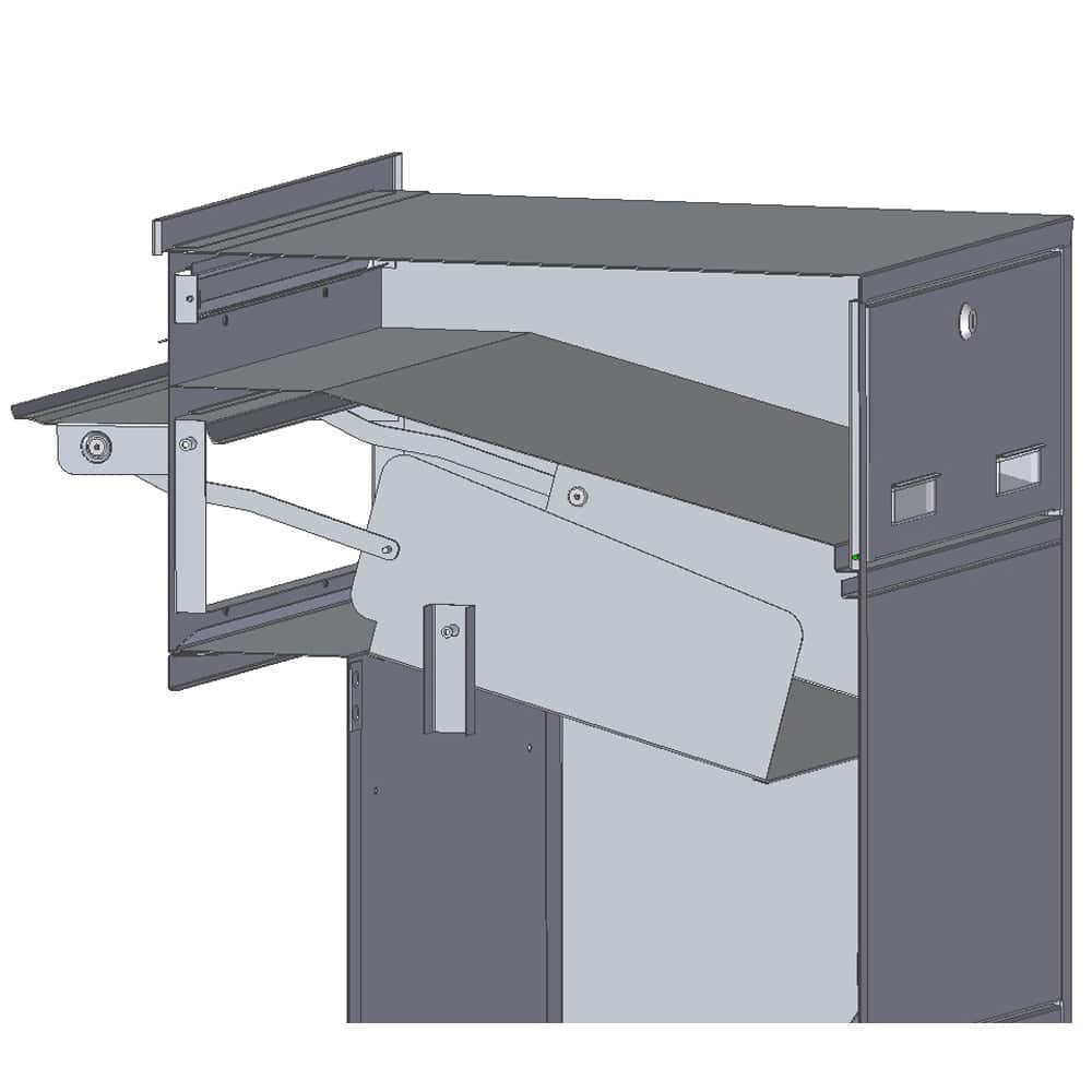 Parcel Box Large Freestandng Sierra Inside View