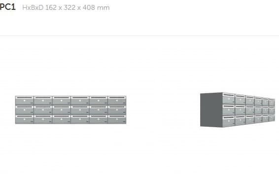Pc1 Postbox Drawing Multiple Bank