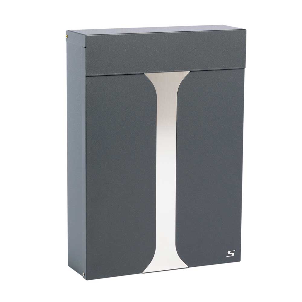 Post Box For House San Martino Grey Stainless Steel Inlay