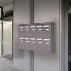 Post Boxes For Flats Serenissima Urbano Multiplo Dark Grey