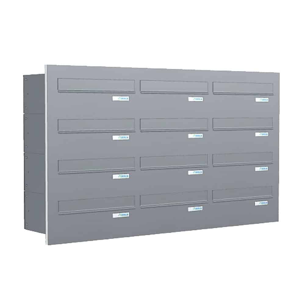 Postboxes For Flats Lbd 045 Door Panel 12 Bank