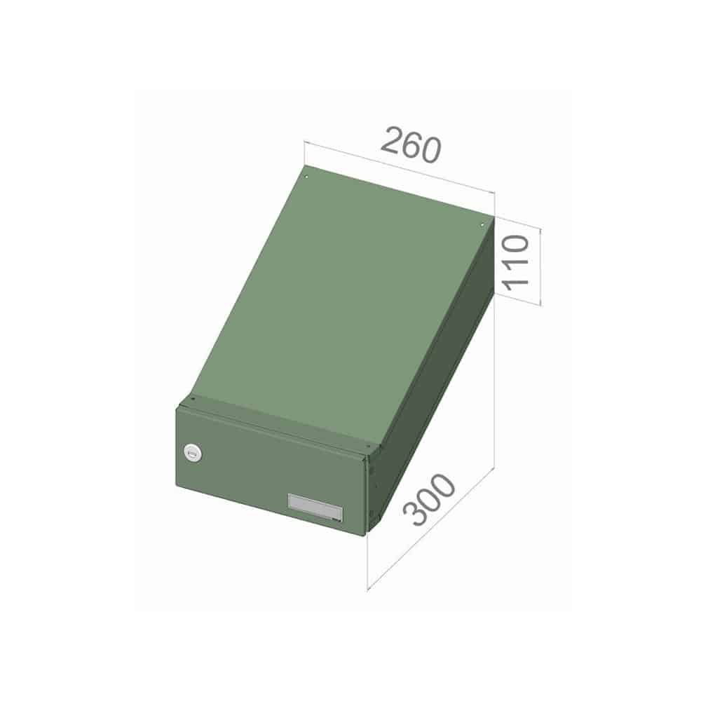 Postboxes For Flats Ldd 046 Door Panel Letterboxes Dimensions
