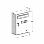 Postboxes For Flats Serenissima Urbano Multiplo Drawing