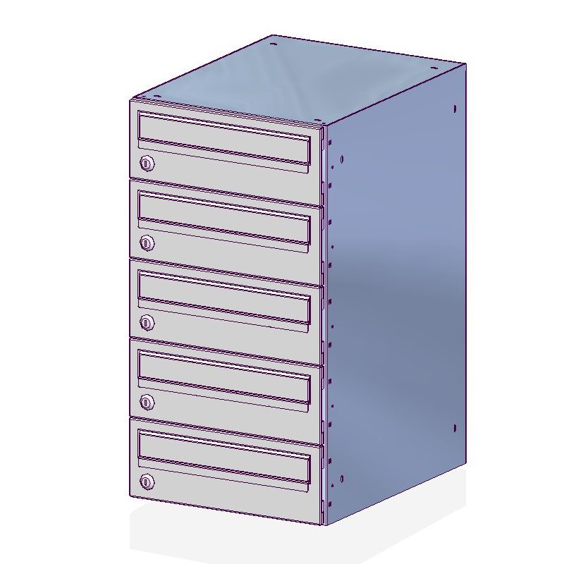 E2 Internal recess mounted - Bank of 5