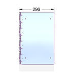 E3 wall mounted letterboxes side