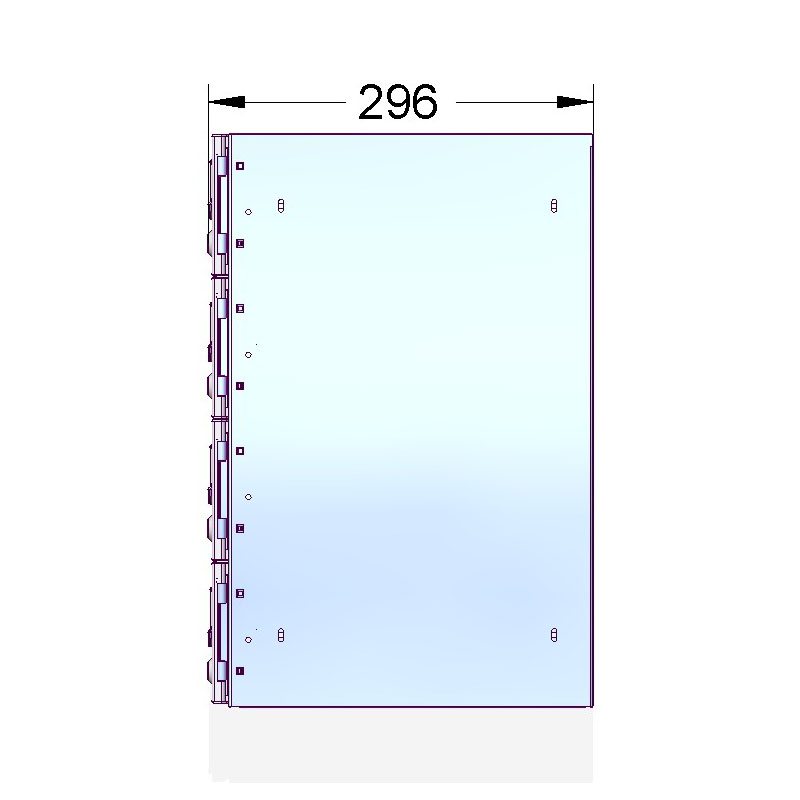 E3 wall mounted letterboxes side