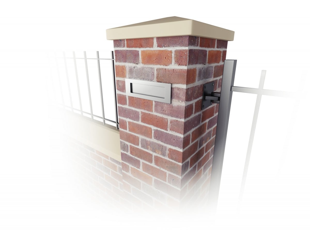 Stamford Brass and Steel Through The Wall Letterbox