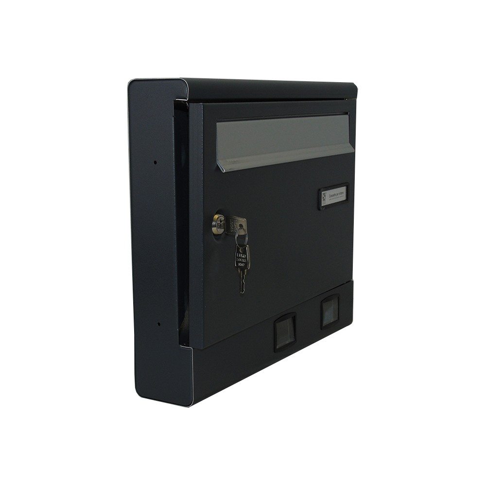Moda Italiana S2001ER- Powder Coated Letterbox Open