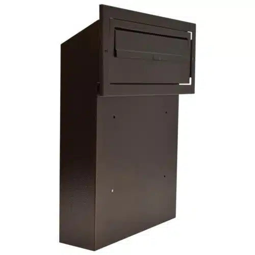 Gatehouse W3 Rear Access Letter Box For Gates and Fences with Trim