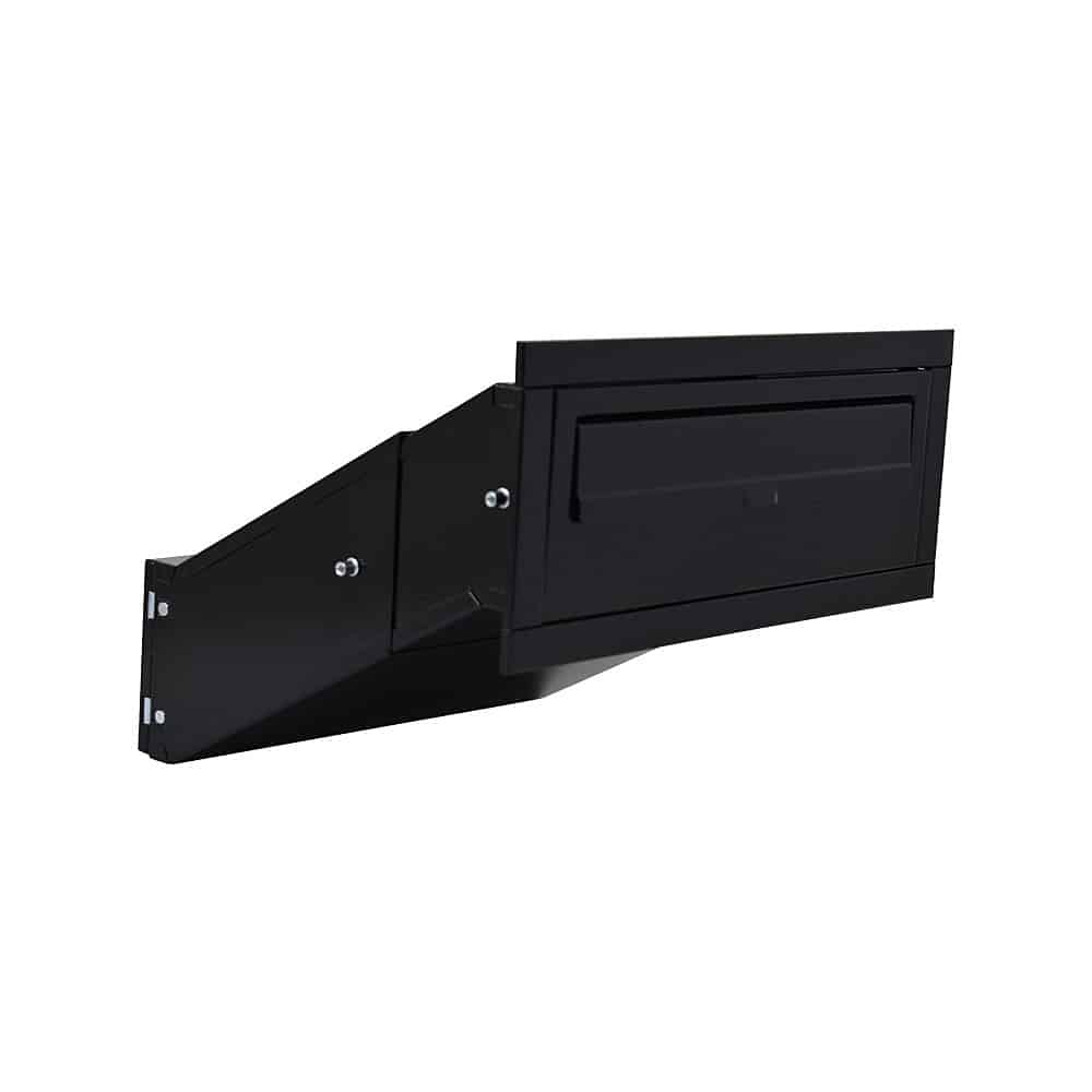 Through The Wall Letterbox Muretto Black