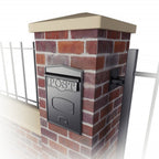 Through The Wall Mailboxes Bloomsbury Cast Aluminium