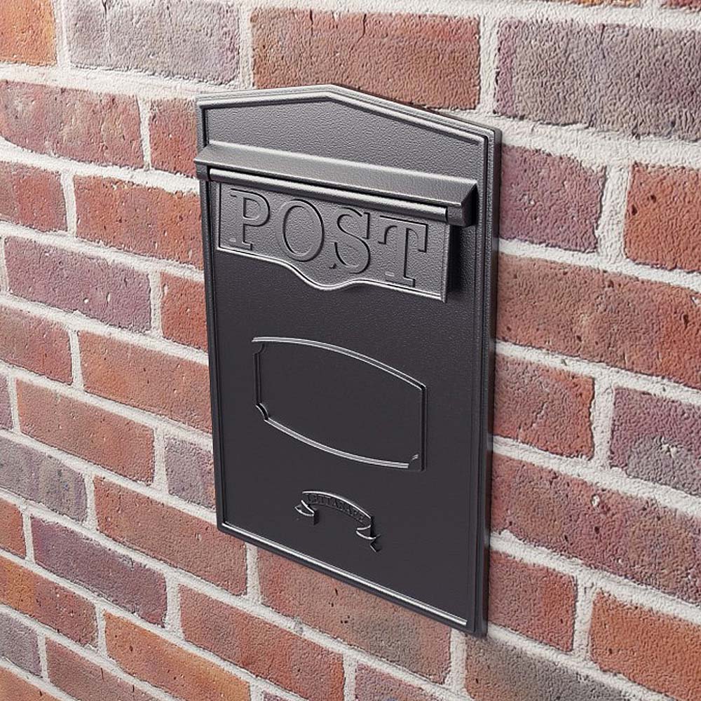 Through The Wall Post Box Bloomsbury Cast Aluminium