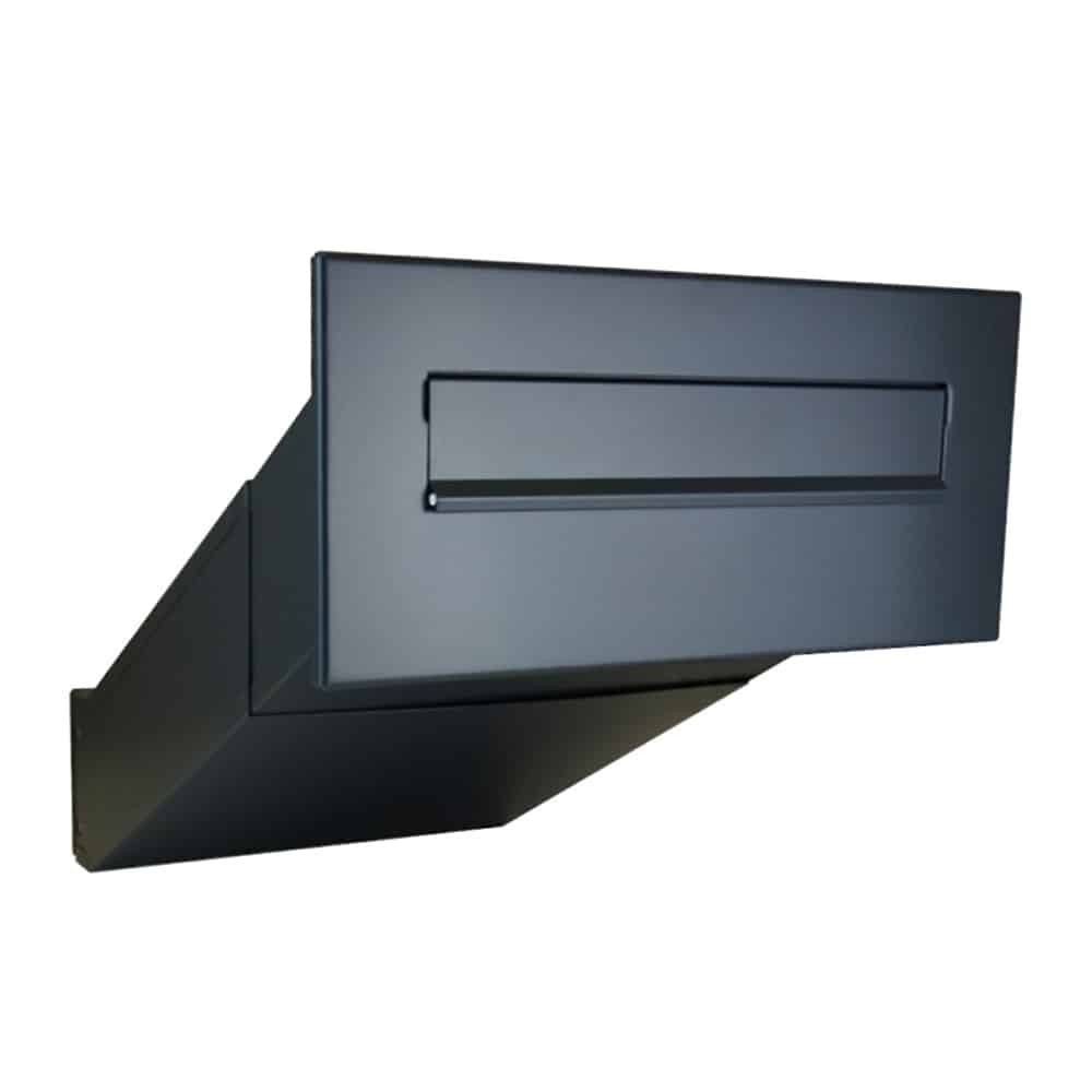 Through The Wall Post Box Ldd 042 Grey