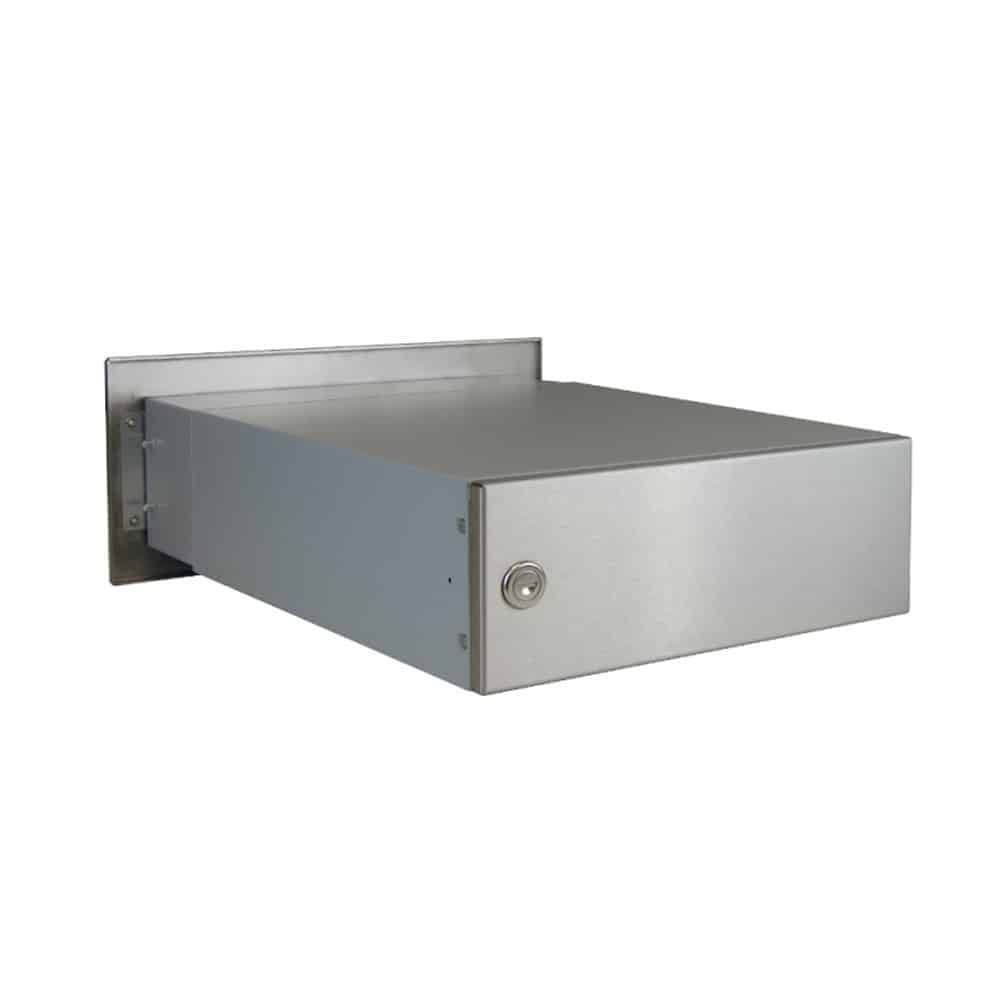 Through Wall Letterbox Lbd 042 Rear Stainless Steel