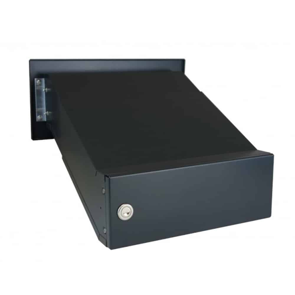 Through Wall Letterbox Ldd 041 Black