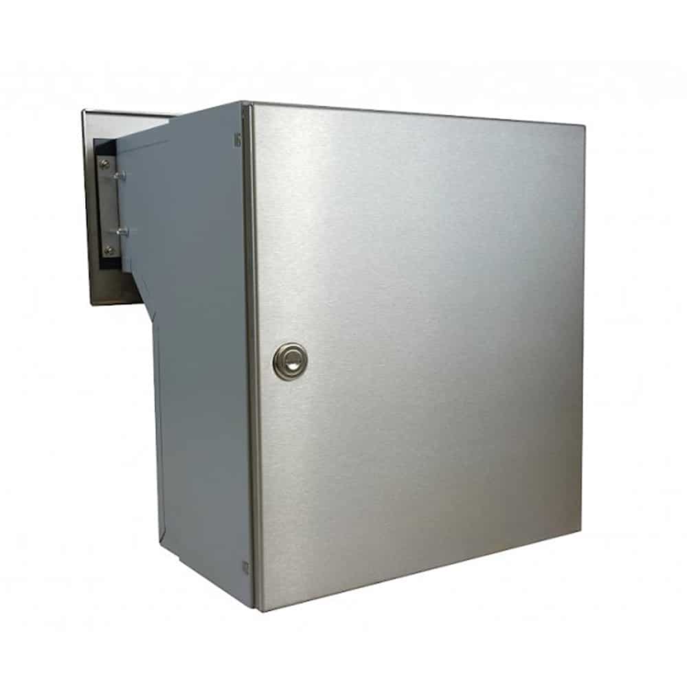 Through Wall Letterbox Lfd 041 Stainless Steel