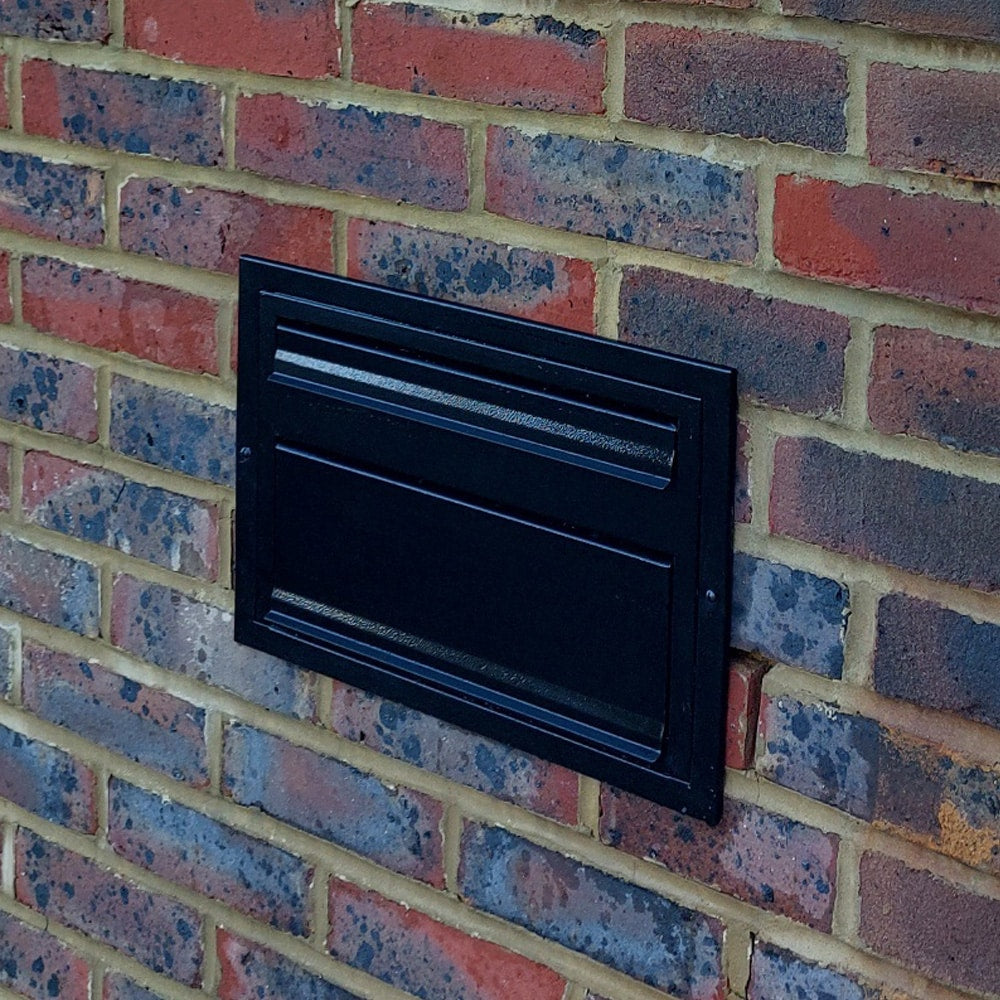 Through Wall Letterbox Sierra Black