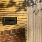 Through Wall Letterboxes LFD 041 Nero Letterplate
