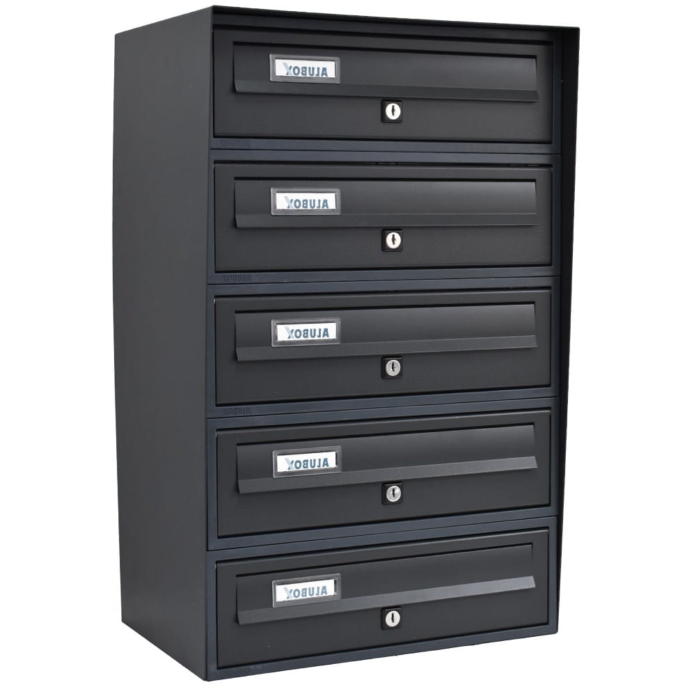Tocco Di Italia Slim Wall Mounted 5 Bank Grey 7016