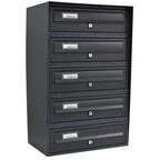 Tocco Di Italia Slim Wall Mounted 5 Bank Grey 7016