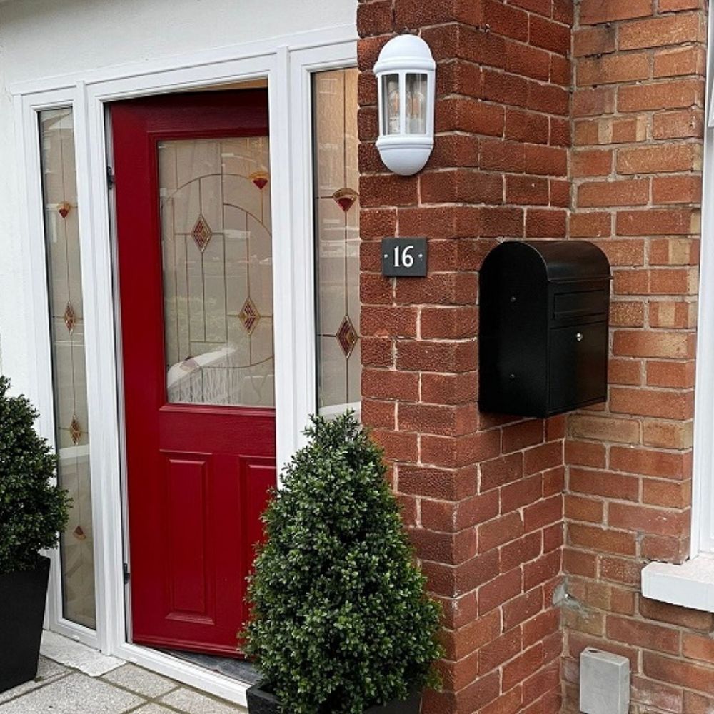Wall Mounted Black Post Box Master