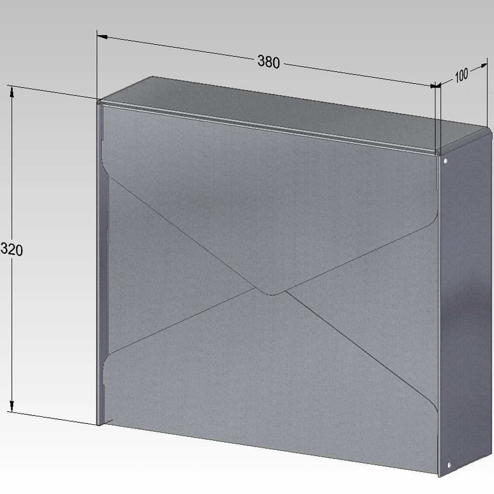 Free Standing Post Box External – Gavia with FR-2 Stand