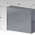 Free Standing Post Box External – Gavia with FR-2 Stand