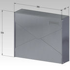 Wall Mounted Letterbox Gavia M Window Dimensions
