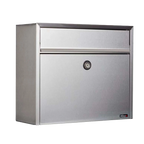 Allux LT150 External Wall Mounted Stainless Steel Letterbox