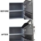 Wall Mounted Letterboxes Anti Theft System Before After