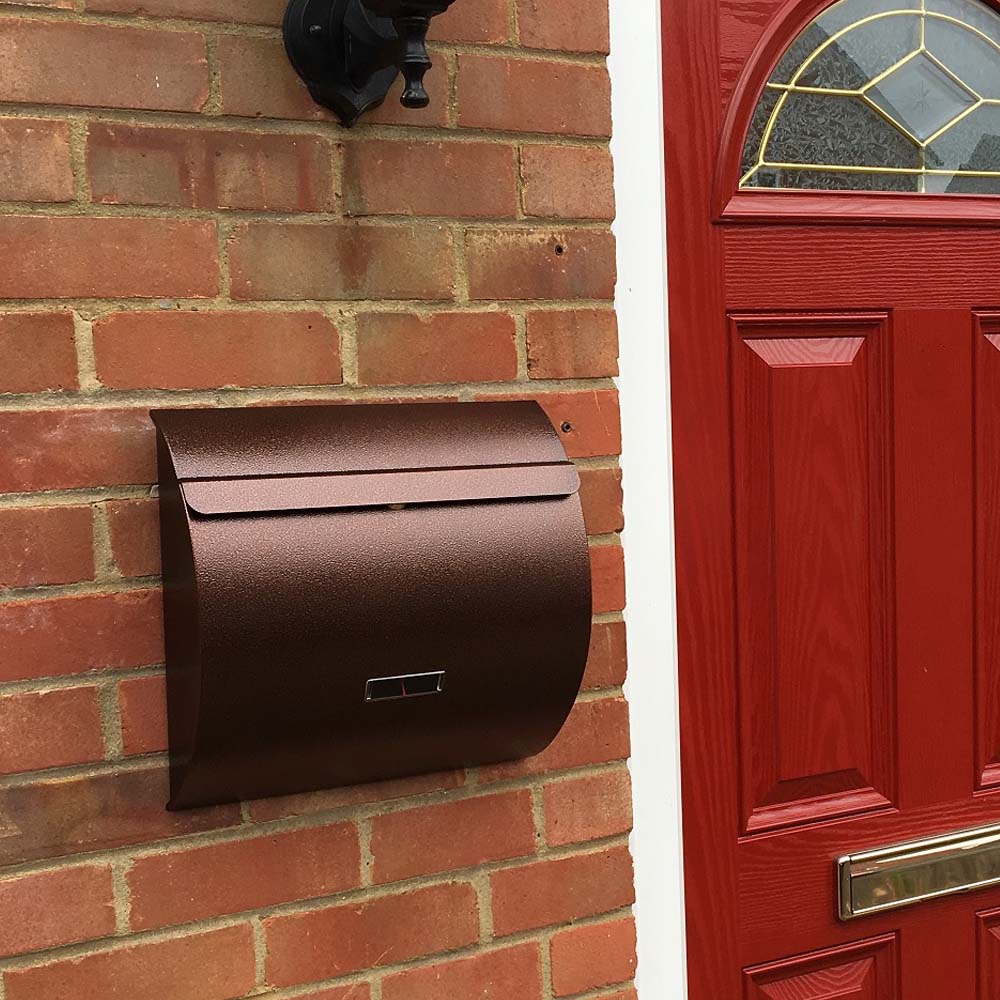 Wall Mounted Post Box Copper Model Wa1