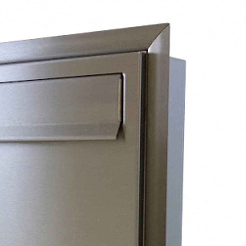Wall Mounted Post Box Lcd 01 Stainless Steel