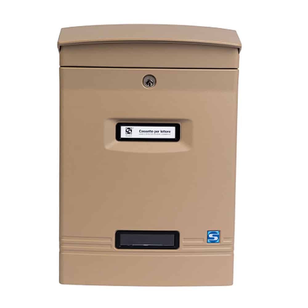 Wall Mounted Post Box Moda Italiana Gioiosa Beige