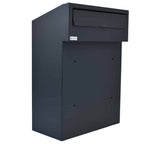 Wall Mounted Post Box W3 1 Dark Grey