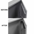 Wall Mounted Post Boxes Anti Theft System Before After