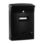 Wall Mountedpost Box Gioiosa Black Front Side